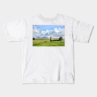 The ruins of Finlaggan on Islay, Scotland Kids T-Shirt